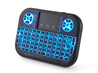 Bluetooth and 2.4G wireless keyboard with Touch pad and mouse function