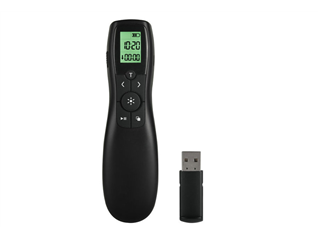 Multifunctional 2.4GHz wireless laser presenter with LCD monitor