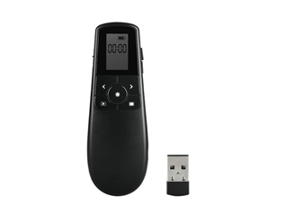 Multifunctional 2.4GHz wireless laser presenter with LCD monitor