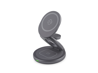 Double 15W 3 in 1 Foldable Magnetic Wireless Charger